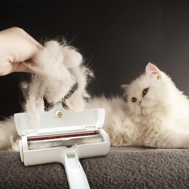 Nado Care Pet Hair Remover Roller - Lint Roller for pet Hair - Self Cleaning Dog & Cat Hair Remover - Remove Dog, Cat Hair from Furniture, Carpets, Bedding, Clothing and More. White - Image 2